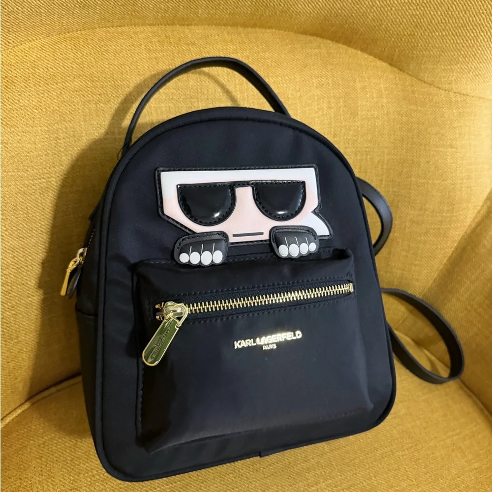 Karl Lagerfeld Paris nylon Mini backpack